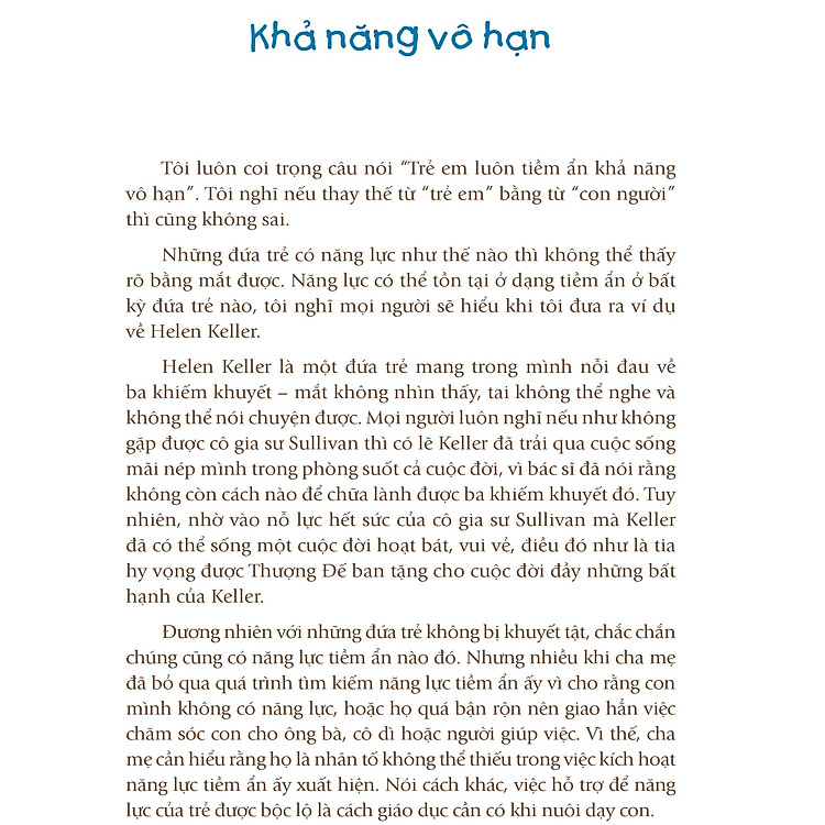 Khơi Nguồn Tiềm Năng Của Trẻ - Ảnh 7