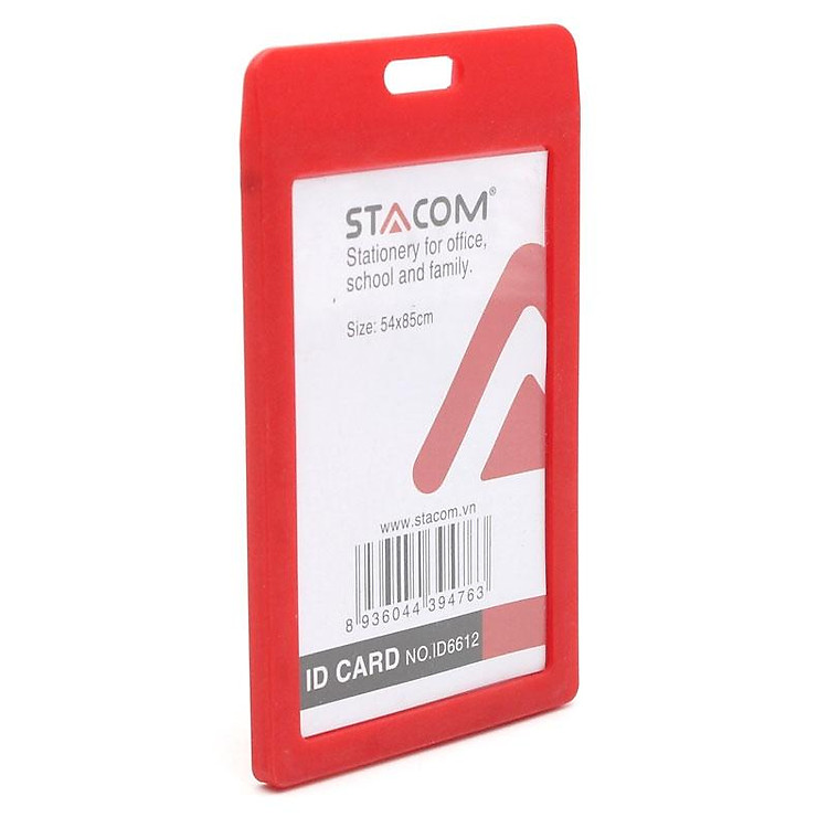 Bảng Tên Nhựa Stacom ID6612 - Màu Đỏ - Ảnh 3