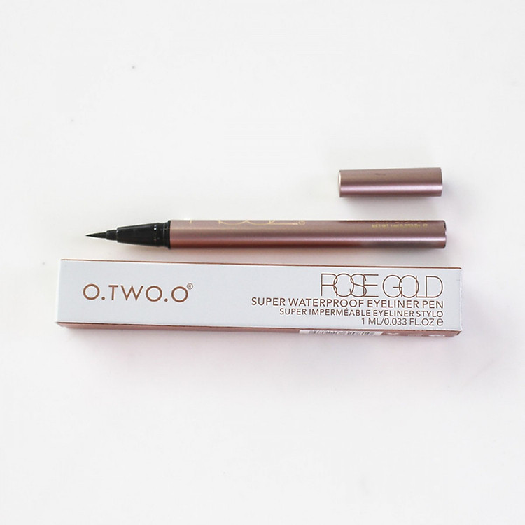 Bút eyeliner O.TWO.O Rose Gold Super Waterproof Eyeliner Pen