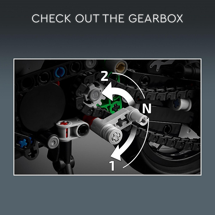 Mua LEGO TECHNIC 42170 Xe mô tô Kawasaki Chính hãng Giá tốt - Hình ảnh 5