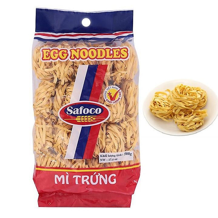 MÌ TRỨNG SAFOCO SỢI LỚN 500g