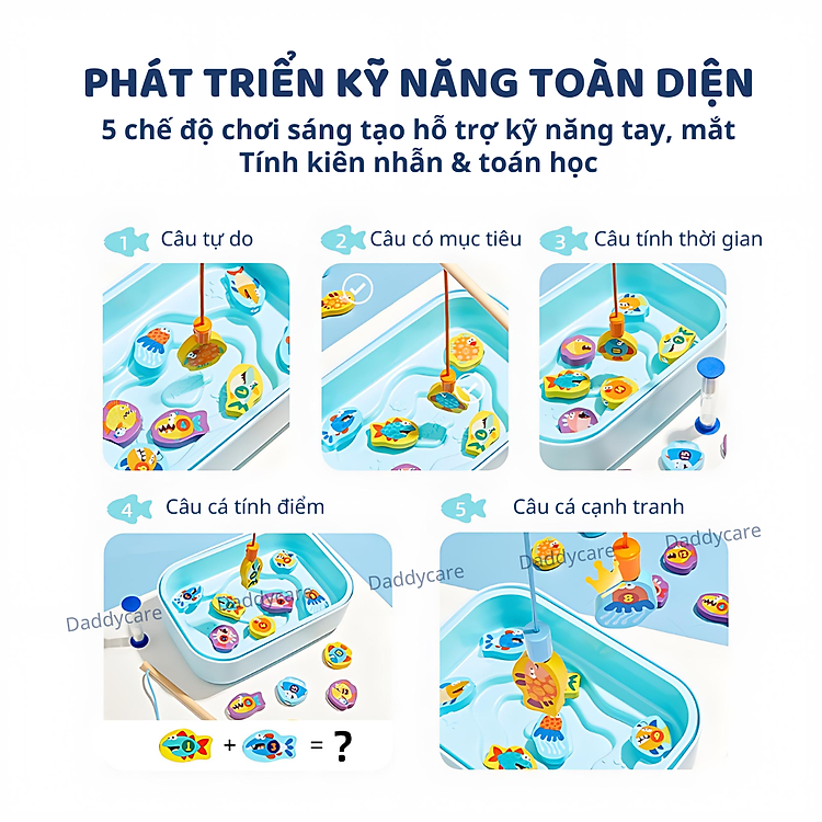 Bộ câu cá nam châm Mideer cho bé Chính hãng Tiết kiệm - Hình ảnh 5