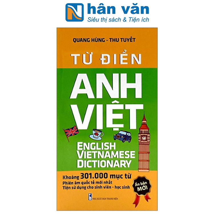 Từ Điển Anh-Việt (Khoảng 301.000 Từ)