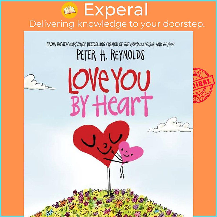 Sách - Love You By Heart by Peter H. Reynolds (UK edition, paperback)