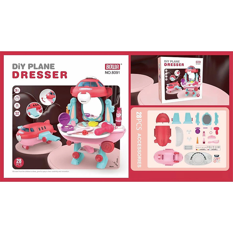 Bộ Đồ Chơi Máy Bay Bowa 8091 Chính hãng Ưu đãi - Hình ảnh 4
