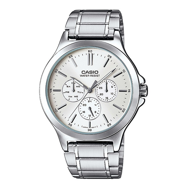 Đồng Hồ Casio Nam MTP-V300D-7AUDF_Máy Quartz_Dây Kim Loại