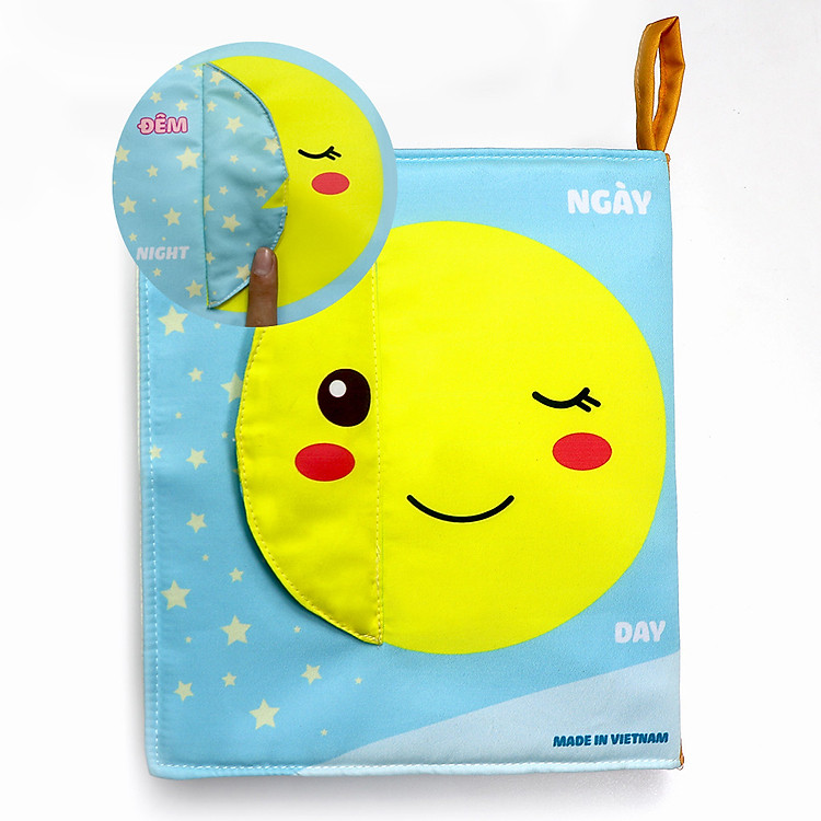 Sách Vải Lật Song Ngữ Cho Bé Chính hãng Giá tốt - Hình ảnh 3