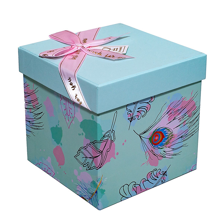 Hộp Quà Vuông V022 (15 x 15 x 15 cm) - Ảnh 2