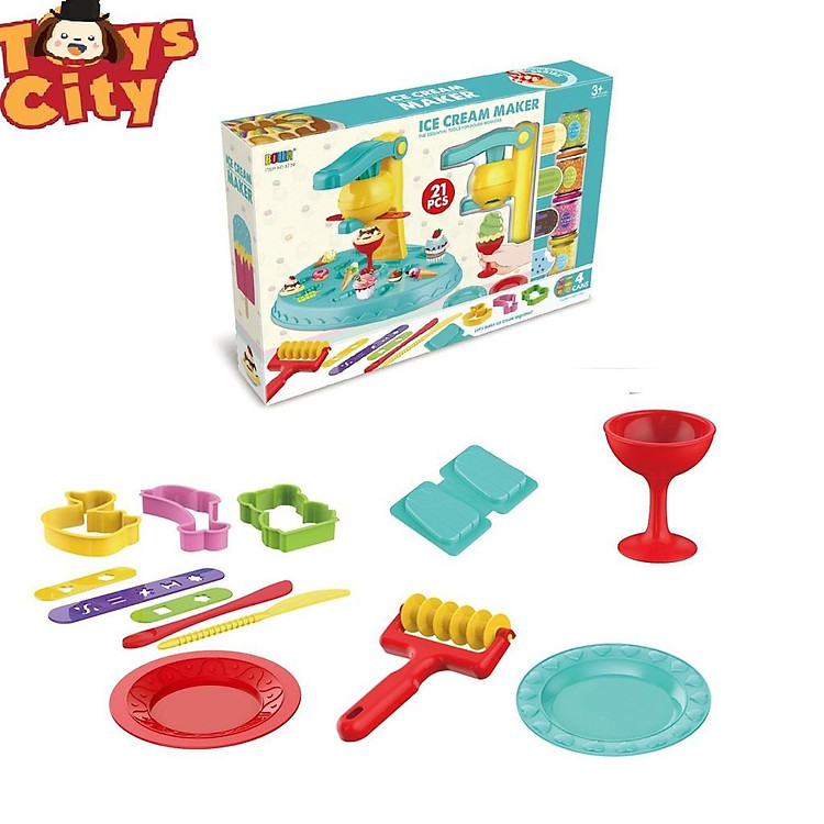 Đồ chơi làm kem 21 chi tiết BOWA Chính hãng Giá tốt - Hình ảnh 5