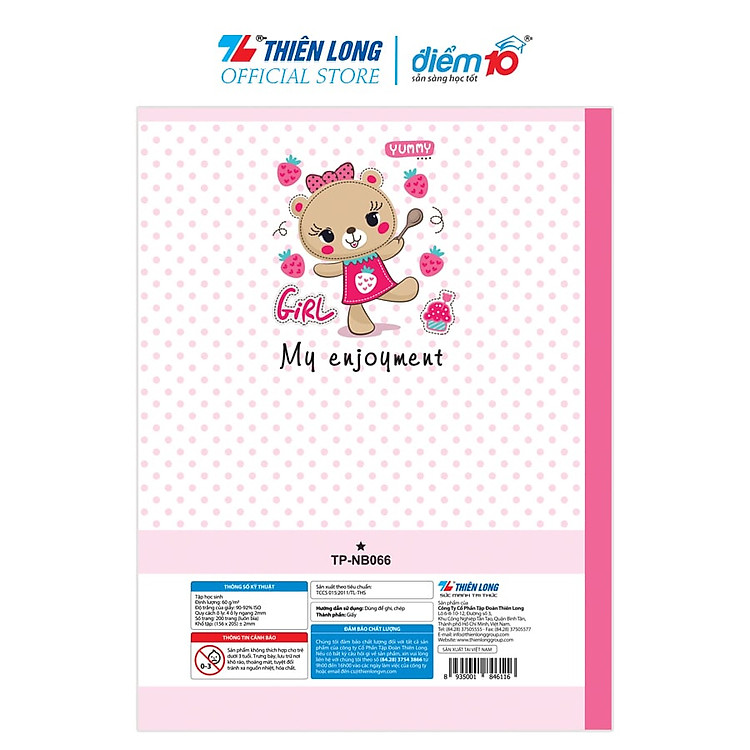 Bộ Tập Học Sinh 200 Trang 4 Ô Ly Ngang 60gsm (5 quyển) - Ảnh 5