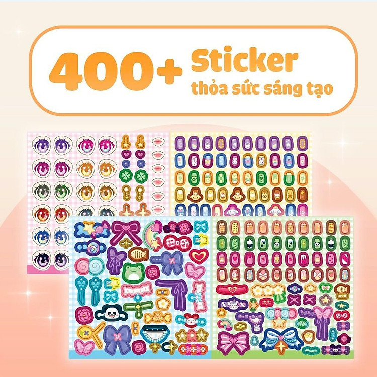 Tiệm làm Nail - Công chúa Hoạt Hình (400+ stickers dễ thương) - Ảnh 3