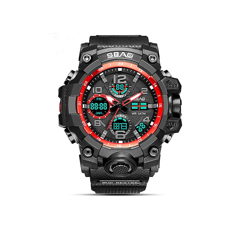 Đồng Hồ Nam SBAO SB8005 Tiêu Chuẩn Quân Đội Chống Nước Chống bụi Hàng Chính Hãng