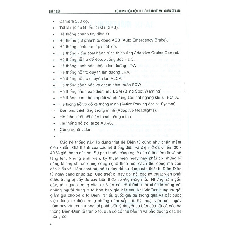 Hệ Thống Điện - Điện Tử Trên Ô Tô Đời Mới (Phần Cơ Bản) - Ảnh 3