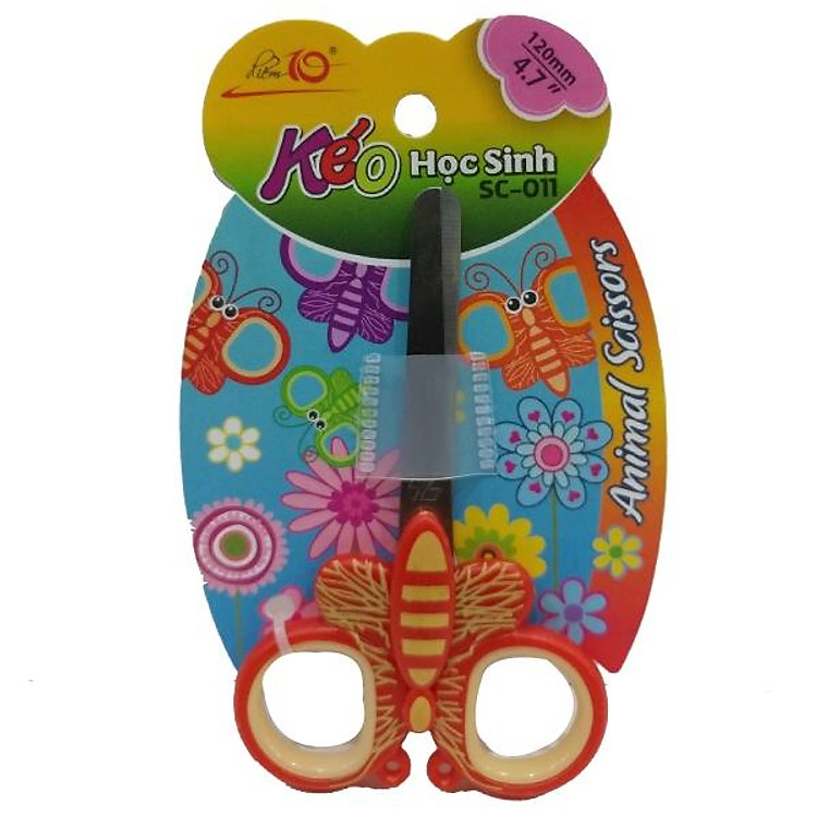 Kéo Học Sinh SC-011 – Màu Đỏ