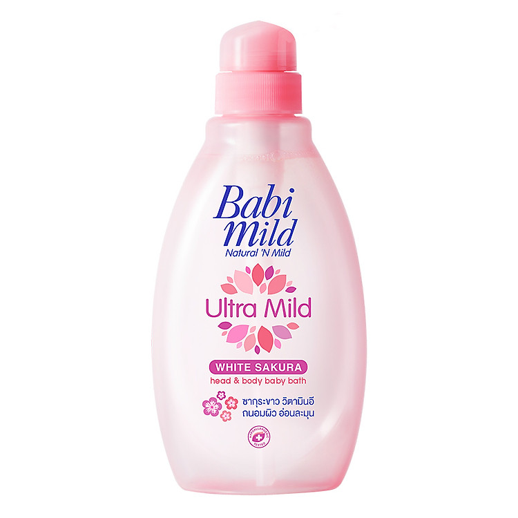 Sữa Tắm Trẻ Em Babi Mild White Sakura (200ml)
