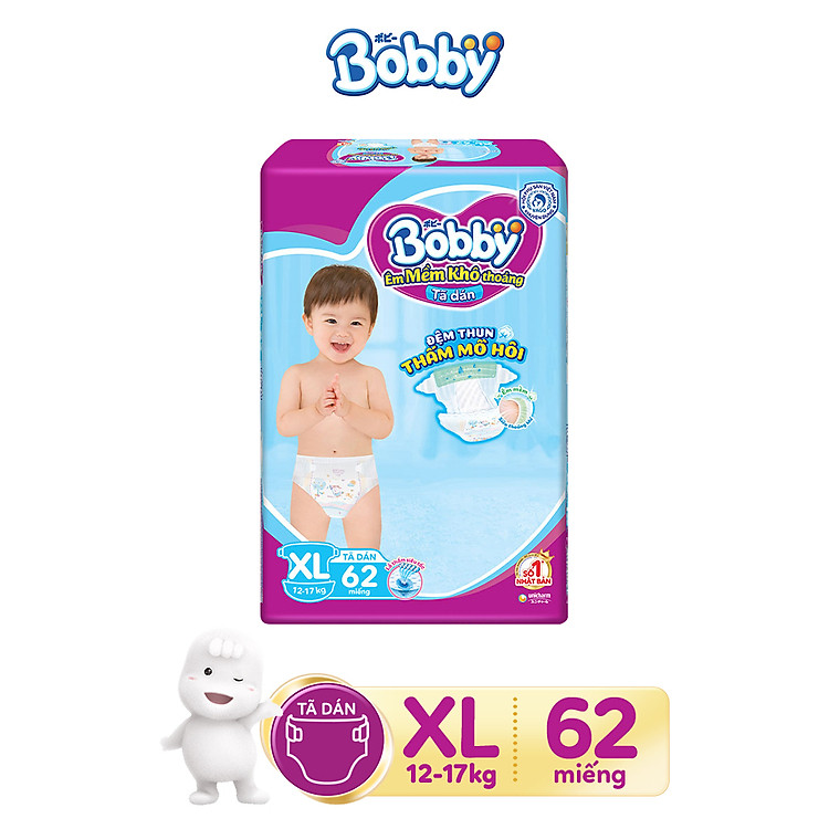 Combo Tã dán Bobby và Khăn ướt Chính hãng Ưu đãi - Hình ảnh 2