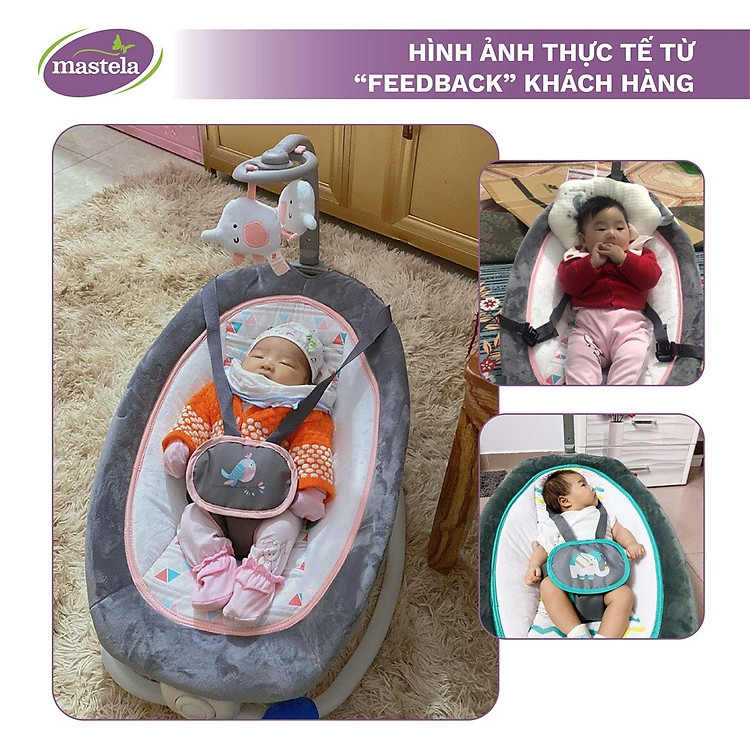Ghế rung cho bé sơ sinh Mastela Chính hãng Ưu đãi - Hình ảnh 5