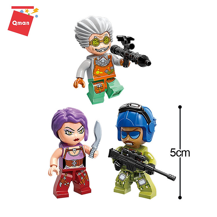 Đồ chơi xếp hình Qman 3211 Trực thăng Chính hãng Giá tốt - Hình ảnh 5