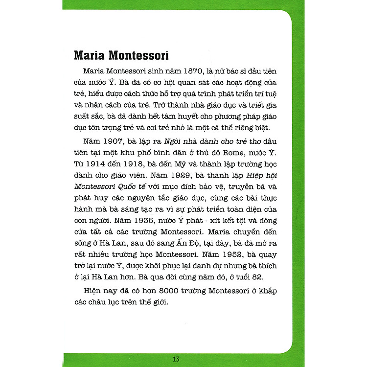 Học Montessori Để Dạy Trẻ Theo Phương Pháp Montessori - 100 Hoạt Động Montessori - Ảnh 4