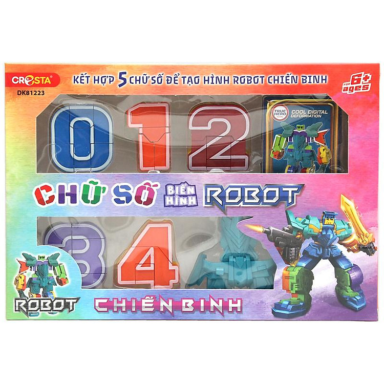 Đồ Chơi Lắp Ráp Robot Chiến Binh Cresta Chính hãng Giá tốt - Hình ảnh 3