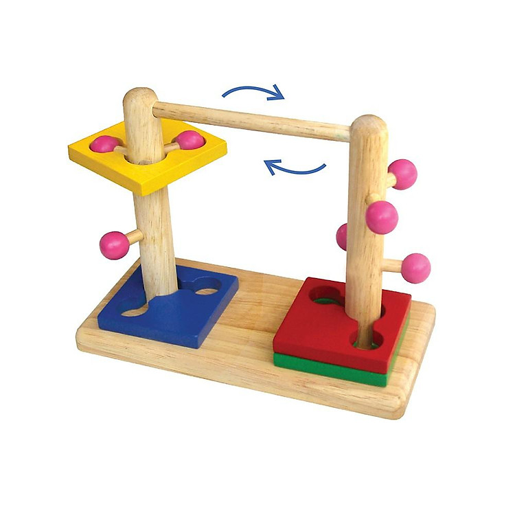 Mua Đồ Chơi Gỗ Đường Luồn Đôi Winwintoys Chính hãng Giá tốt - Hình ảnh 4