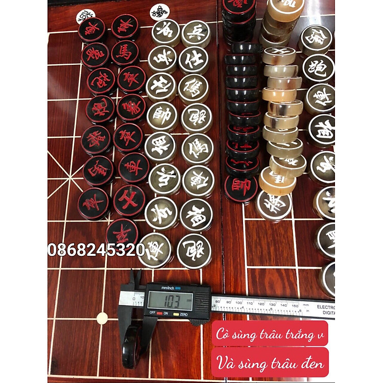 Quân cờ sừng trắng 3.5×1.2cm Chính hãng Giá rẻ - Hình ảnh 2
