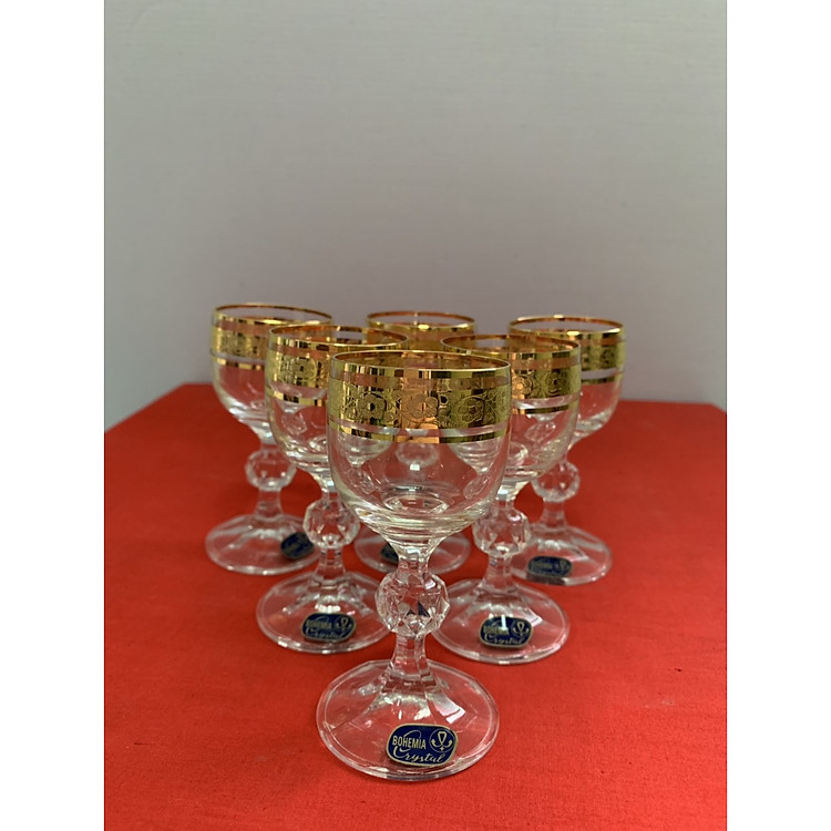 LY PHA LÊ SÉC CLAUDIA 050ML KHẢM VÀNG 24K