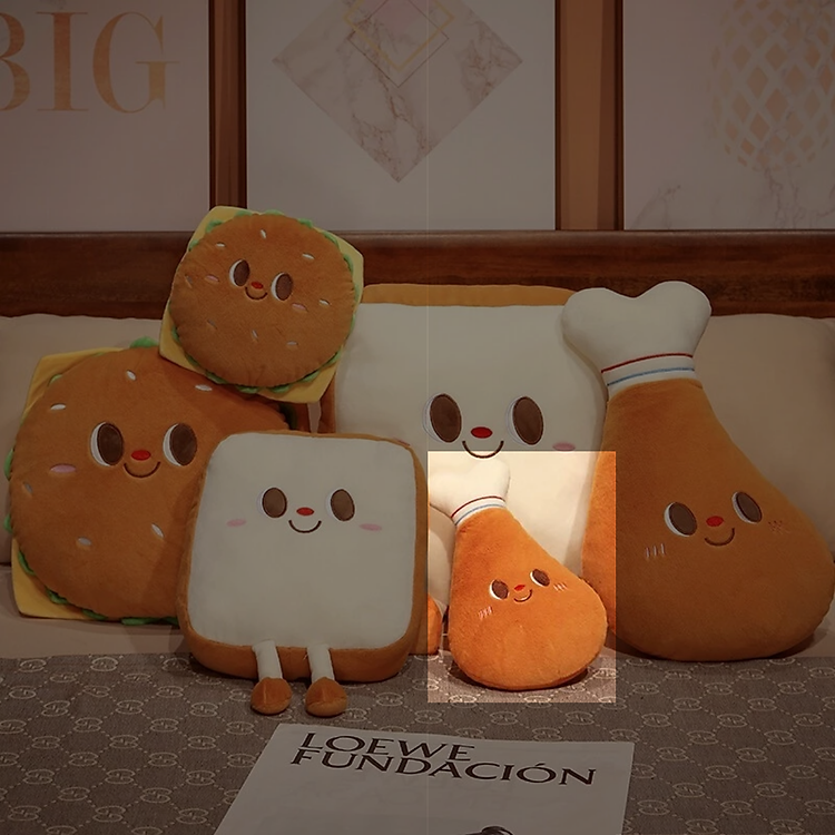 Đồ Chơi Thú Bông Đùi Gà 30cm Chính hãng Giá rẻ - Hình ảnh 4