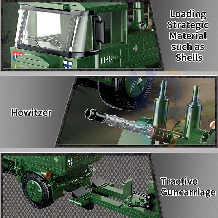 Mua Đồ Chơi Xếp Hình Qman 21024 Chính hãng Tiết kiệm - Hình ảnh 5