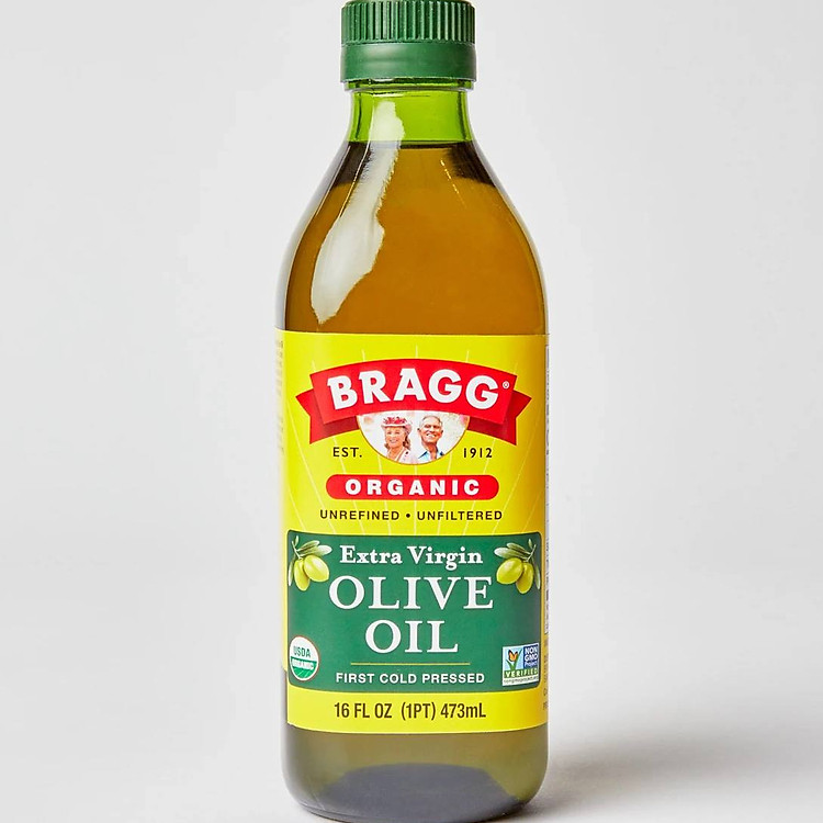 Dầu Olive Ép Lạnh Hữu Cơ Bragg 473ml - Extra Virgin Olive Bragg 473ml