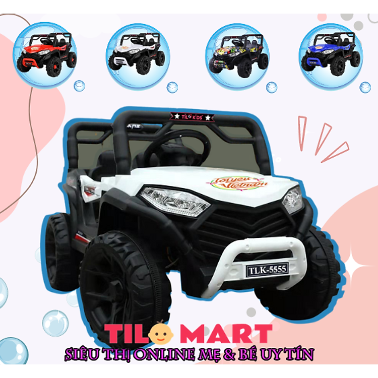 Mua tại Tiki: Xe điện trẻ em TILO KIDS TLK-5555 ĐỎ Chính hãng Giá tốt