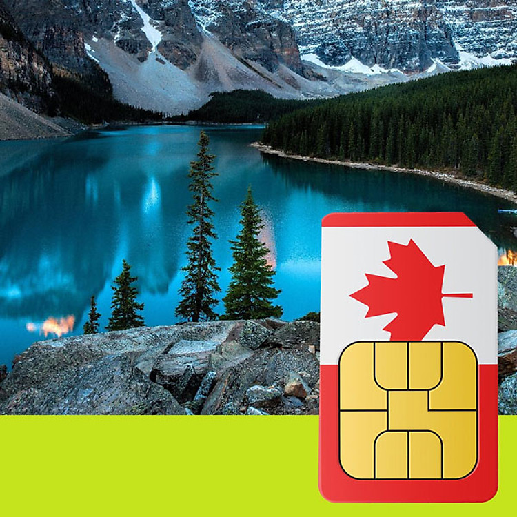 Sim 4G Canada Gói 4GB Trong 15 Ngày