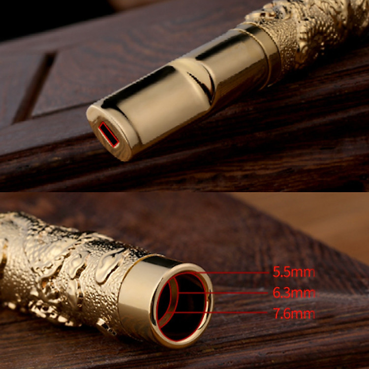 Tẩu Lọc Thuốc Cầm Tay Họa Tiết Hoa Văn Rồng ZB-376 - Ảnh 6