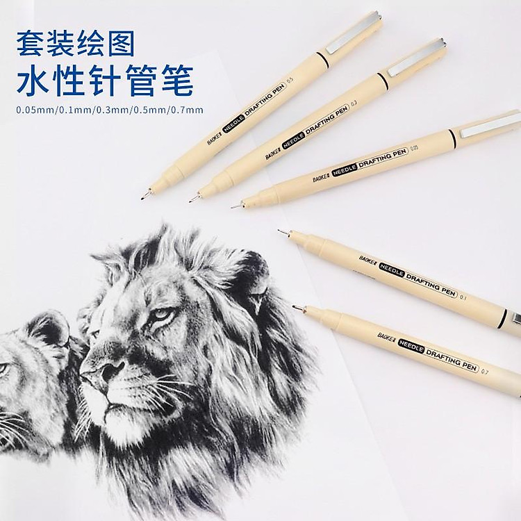 Bộ Bút Chì Vẽ Mỹ Thuật BAOKE (5 cây) - Ảnh 5