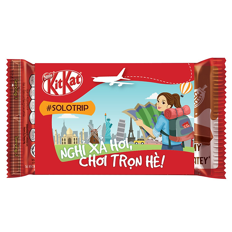 Bánh Chocolate KitKat 4F Thanh 34g - Phiên Bản #trip (Giao Ngẫu Nhiên)