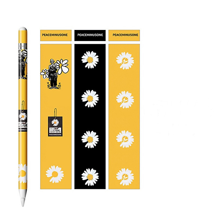 Miếng Dán Bút Skin Dành Cho Apple Pencil 1/2 Bộ 3 Hình Chống Trầy- Hàng chính hãng