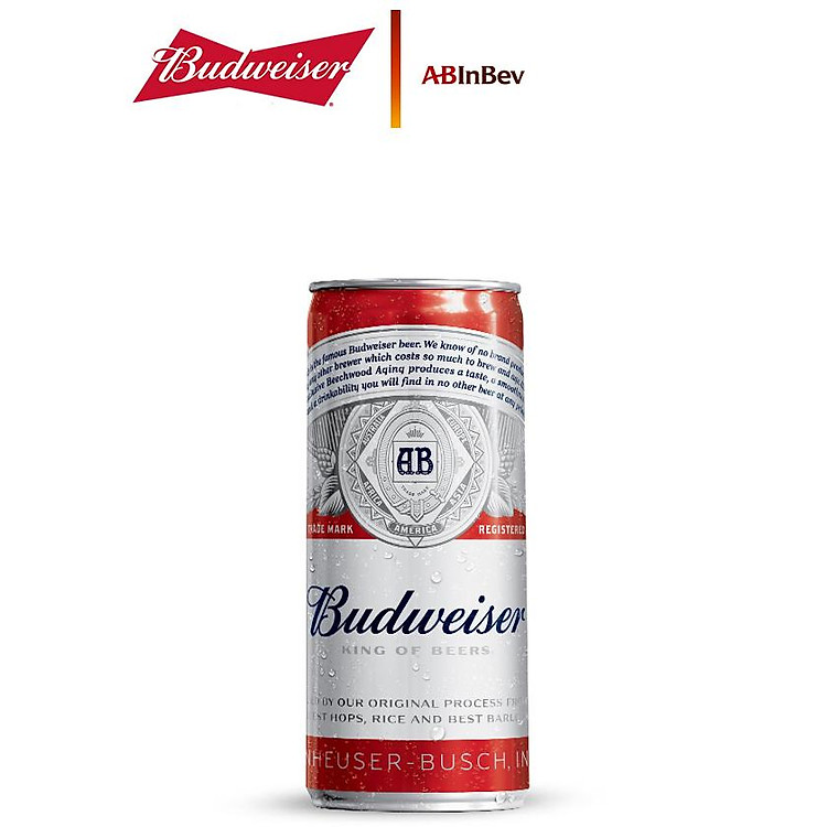Lon Budweiser 330ml