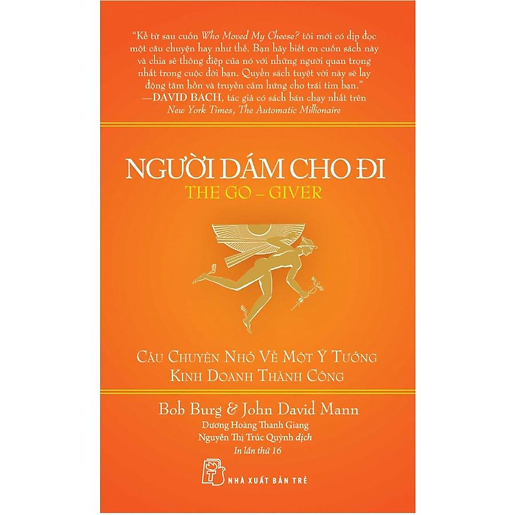 Sách - NXB Trẻ - Người dám cho đi