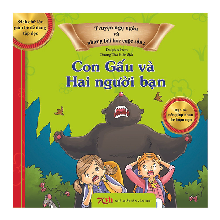 Truyện Ngụ Ngôn Và Những Bài Học Cuộc Sống: Con Gấu Và Hai Người Bạn