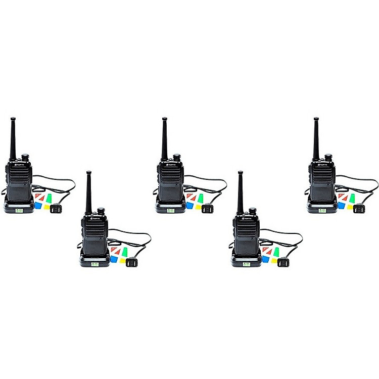Bộ 5 bộ đàm cầm tay Hypersia H1 chính hãng 16 kênh thiết kế gọn, nhẹ, âm thanh rõ nét