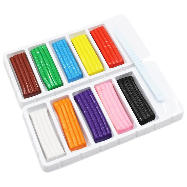 Mua Đồ Chơi Đất Nặn Thủ Công 10 Màu Chính hãng Tiết kiệm - Hình ảnh 4