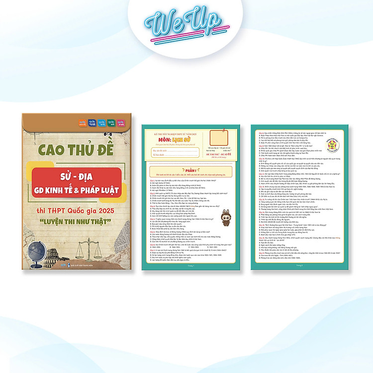 Cao thủ đề Sử – Địa – GD Kinh tế & Pháp luật thi THPT Quốc gia 2025 – “Luyện như thi thật”