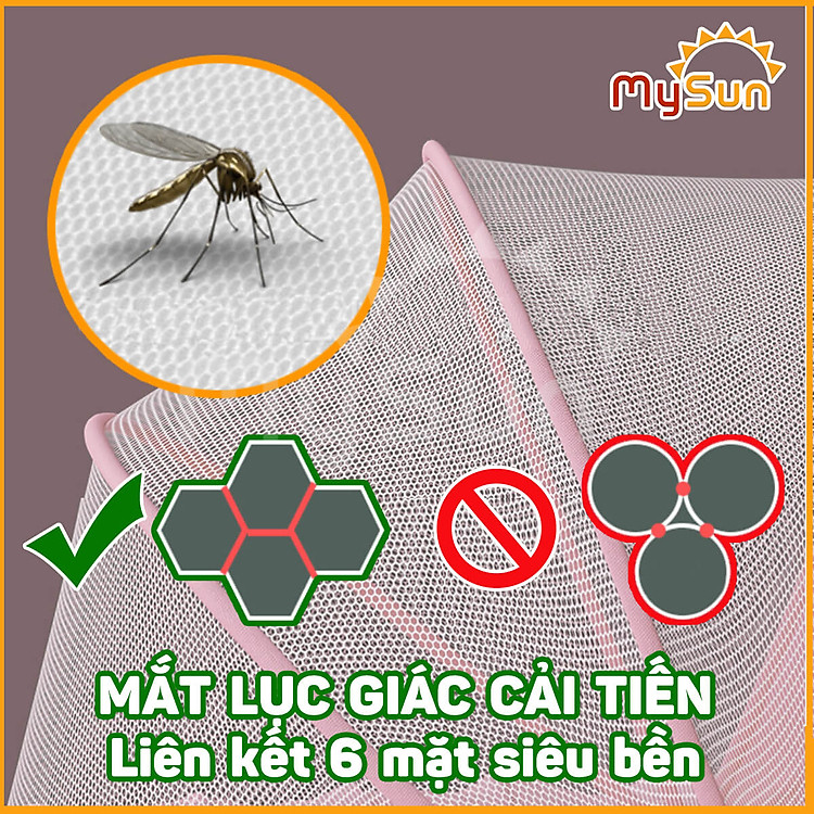 Mua Màn mùng lưới chống muỗi cho bé MySun Chính hãng Tiết kiệm - Hình ảnh 3