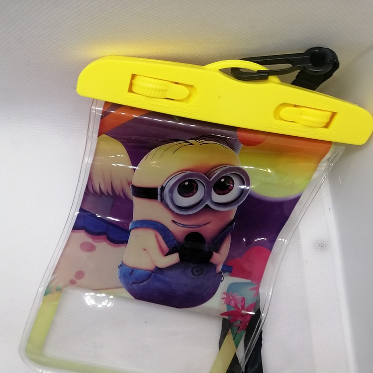 Túi Chống Nước Điện Thoại Hình Hoạt Hình Siêu Hot 17x10cm