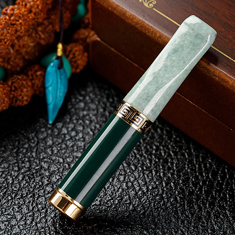 Tẩu Lọc Thuốc Đá Ngọc Bích Cầm Tay ZB-223