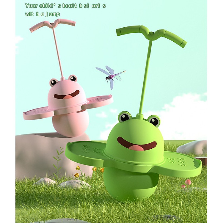 Bóng nhảy trẻ em Ếch Cười - Xanh Chính hãng Giá rẻ - Hình ảnh 5