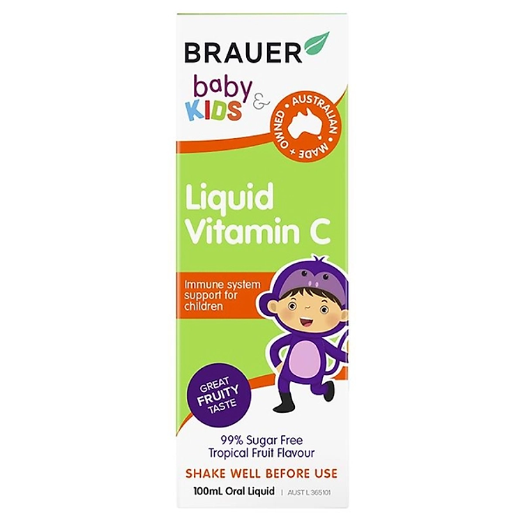 Brauer Kids Vitamin C 100ml Đảm bảo Ưu đãi - Hình ảnh 4