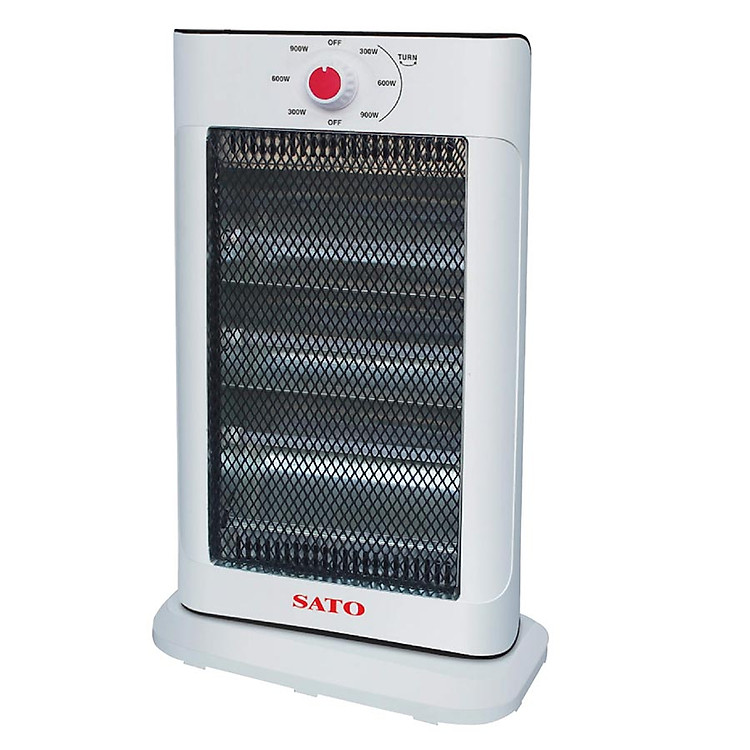 Quạt Sưởi SATO ST-QS3B(T) 3 bóng (màu trắng) - Hàng chính hãng