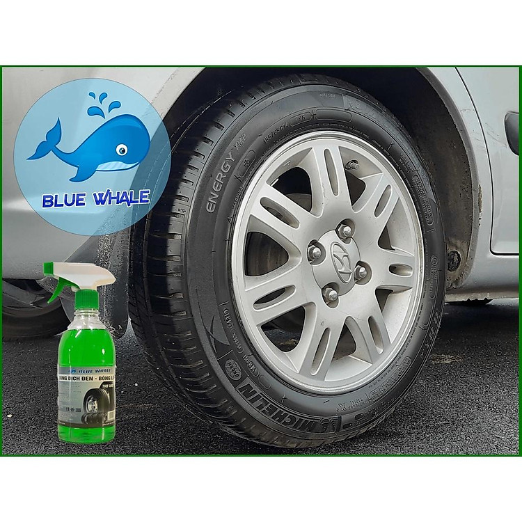 Combo chăm sóc làm đen bóng lốp (can 2L + bình 500ml) phù hợp với mọi loại lốp ô tô, xe máy, xe đạp điện