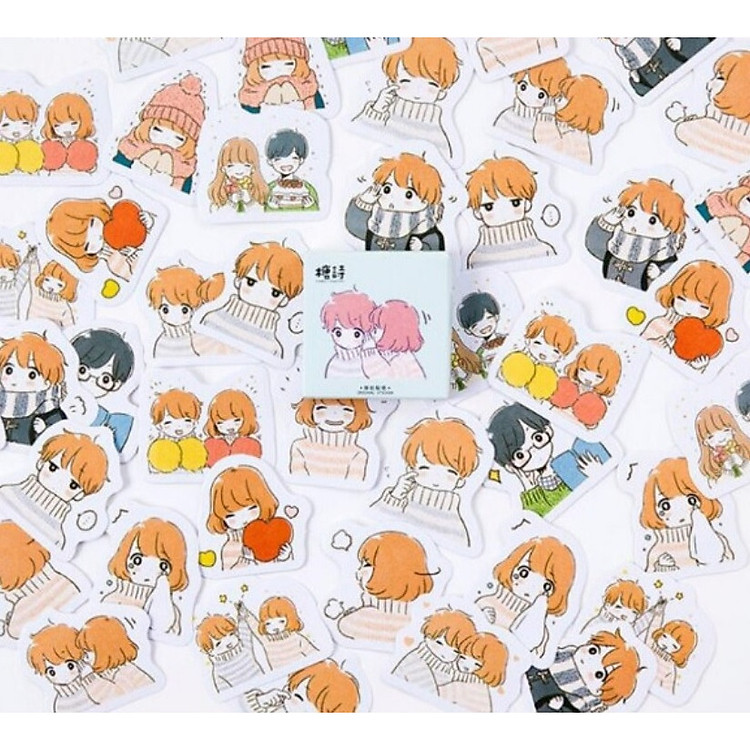 Hộp 45 Miếng Dán Sticker Trang Trí Em Kể Anh Nghe